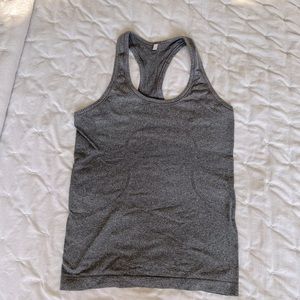 Lululemon size 6 Gray Swiftly Tank